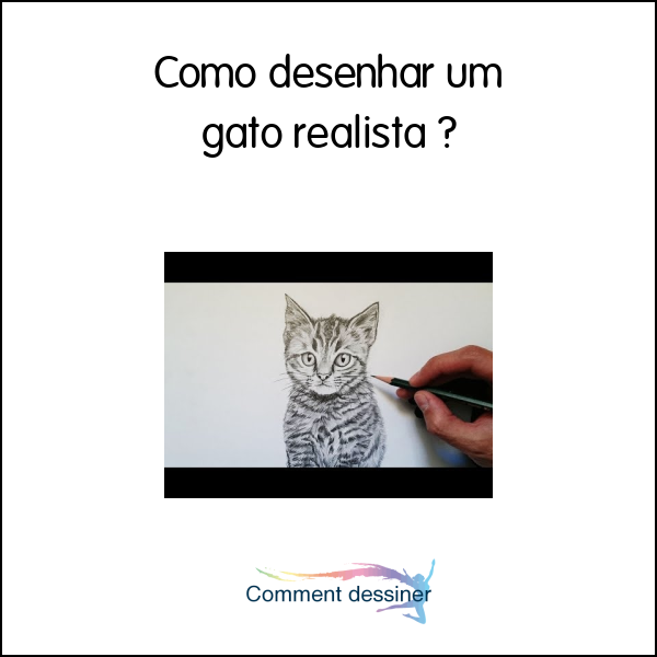 Como desenhar um gato realista